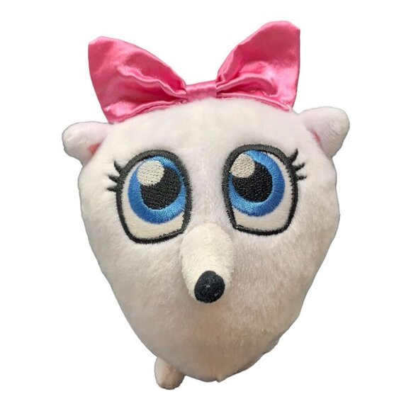 Secret Life Of Pets Gidget Plush Toy Pink Bow Blue Eyes 6in Stuffed Animal White - Picture 2 of 9